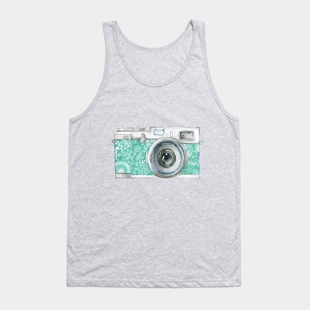 Vintage Camera Tank Top by lianetfs